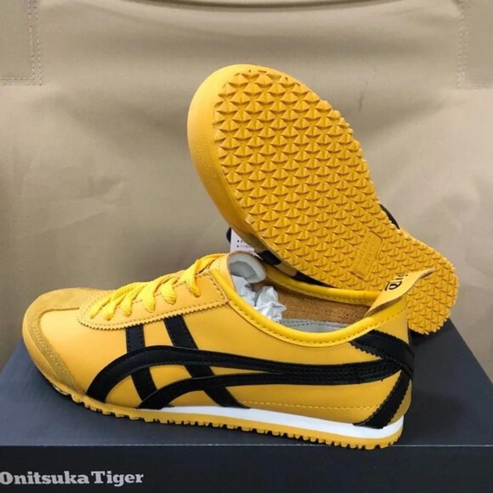 Onitsuka Tiger by Asics Yellow and Black Sneakers - Picture 8 of 9